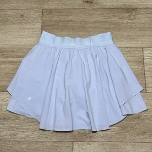 NEW Lululemon Court Rival High-Rise Skirt Long Pastel Blue Color W8ABUT